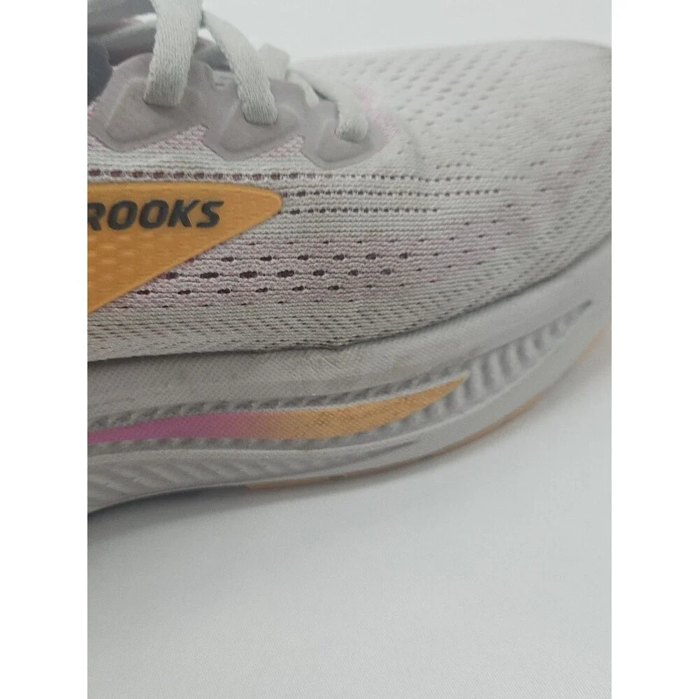 Brooks Sneakers Womens 10 D Wide Ghost 17 1204311D070 Gray Running Athletic Shoe - Picture 9 of 16